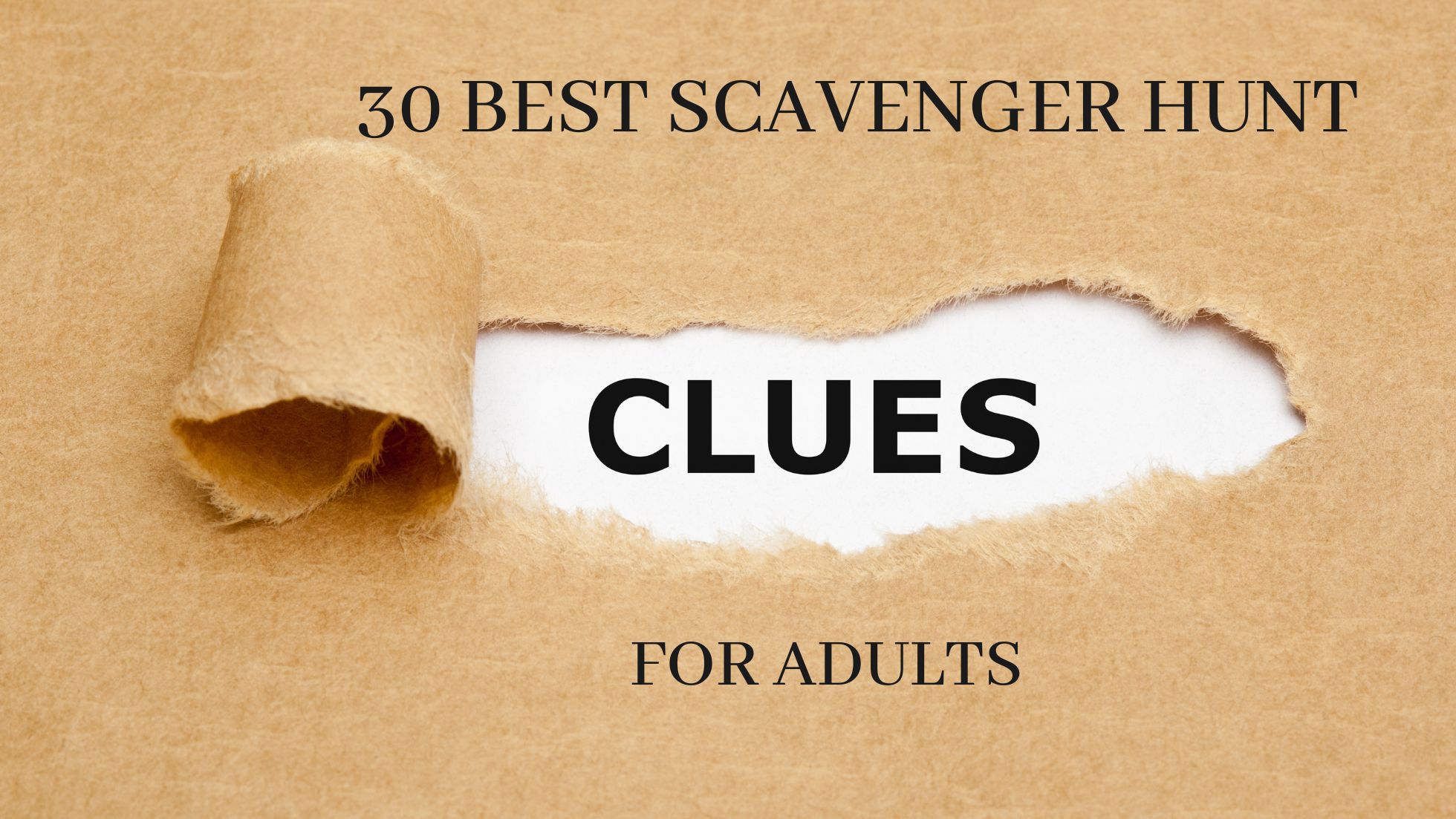 30 Best Scavenger Hunt Clues For Adults